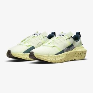 NEW Men NIKE Crater Impact Sneaker Shoe DB2477 310 Lime Ice/Armory Navy-White 10